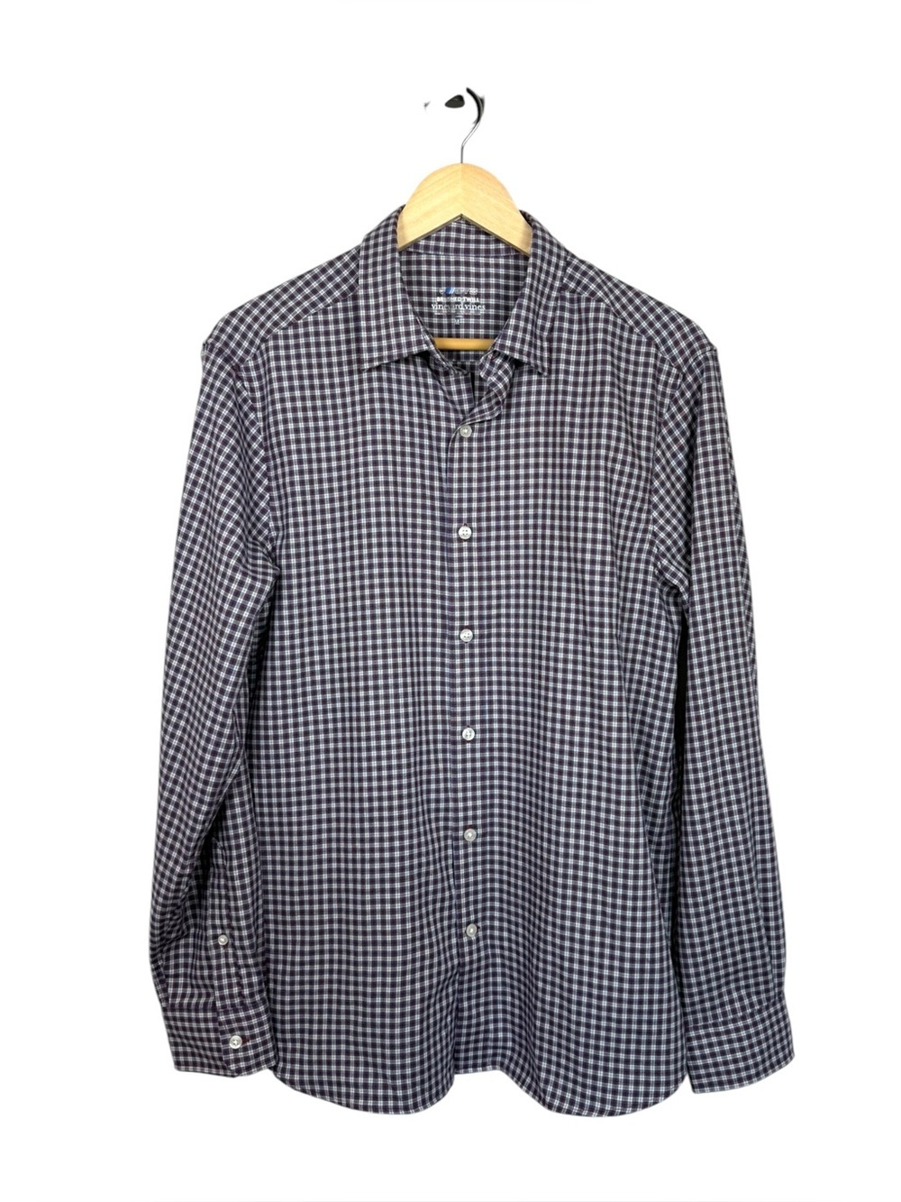 Vineyard Vines OTG On-The-Go Brushed Twill Button Down Shirt M